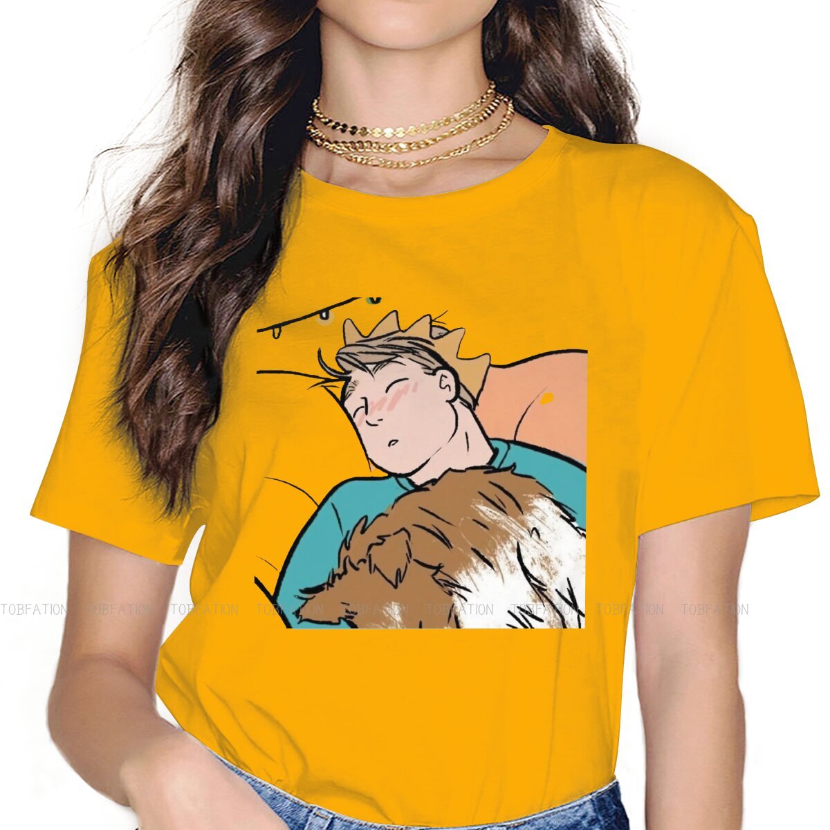 Alice Oseman Heartstopper Comic Women T Shirt Charlie Female Tops 4XL Graphic Kawaii Tees Ladies Cotton Tshirt